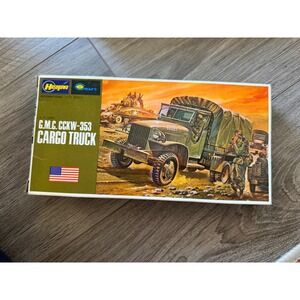 Hasegawa GMC CCKW-353 Cargo Truck 1/72 Scale Military‎ Model Kit U.S. Army